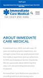 Mobile Screenshot of immediatecaremedical.co.uk